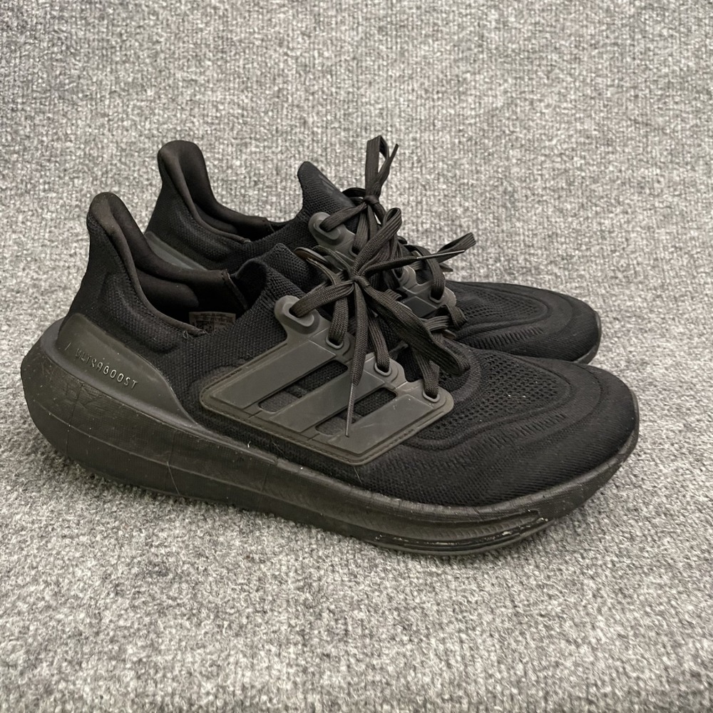 adidas Ultraboost Light Running Shoes Mens Sz 11 Triple Black GZ5159